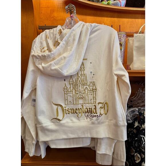 Disneyland Resort Vault 70th anniversary Zip Up Hoodie Size XL New - Picture 2 of 16